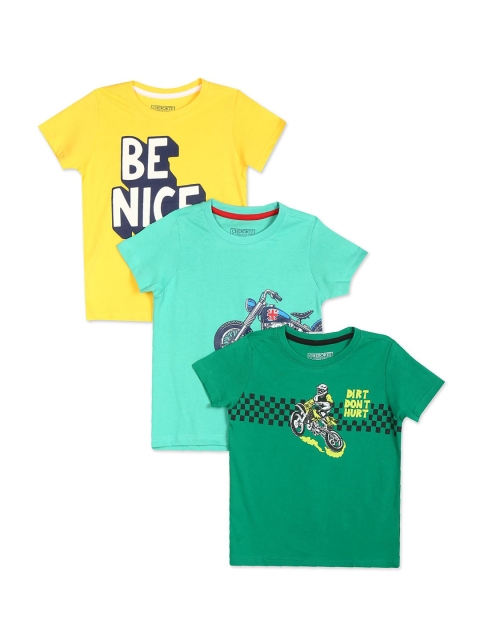 Cherokee Boys Pack of 3 Assorted Printed T-shirts