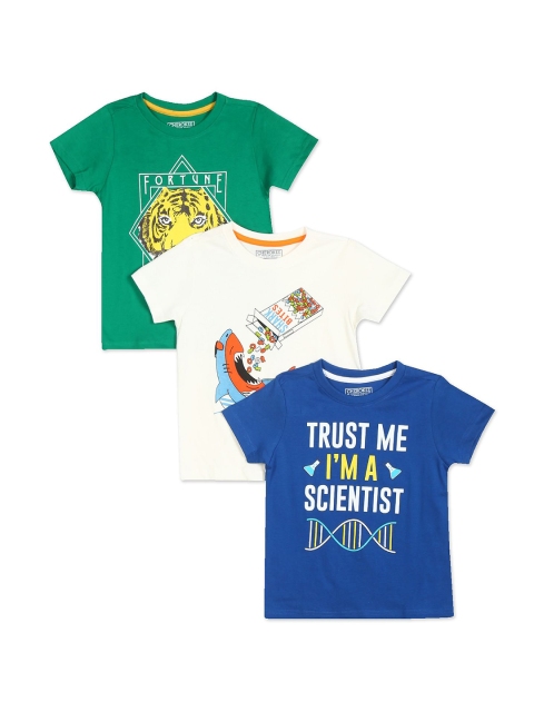 Cherokee Boys Pack of 3 Assorted Printed T-shirts