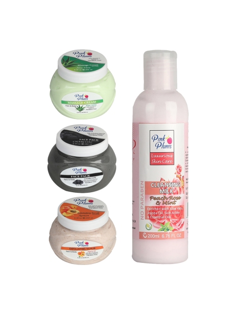 Pink Plums Multi Set of 4 Facial Kit