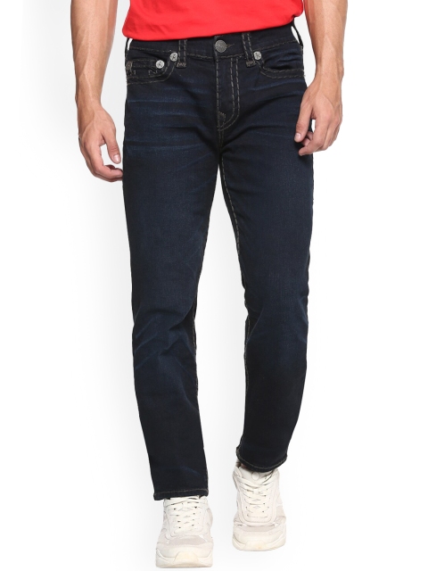 True Religion Men Navy Blue Stretchable Jeans