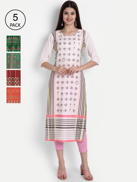1 Stop Fashion Women Multicoloured Tribal Embroidered Mirror Work Crepe Kurta, Multi
1 Stop Fashion Women Multicoloured Tribal Embroidered Mirror Work Crepe Kurta, Multi