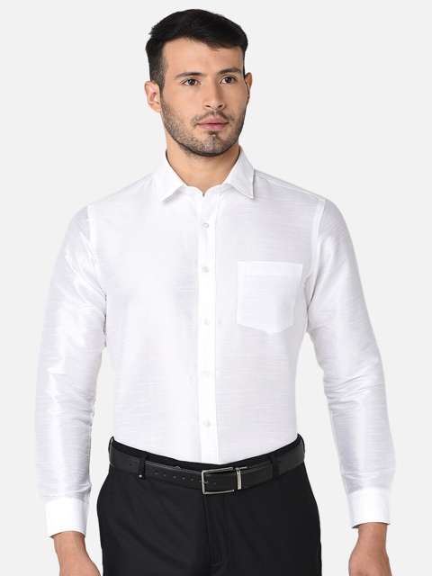 Oxemberg Men White Classic Formal Shirt