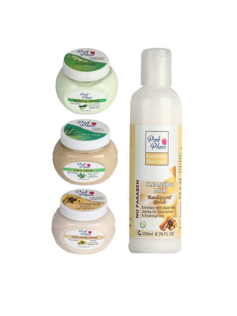 Pink Plums Facial Kit, Multi