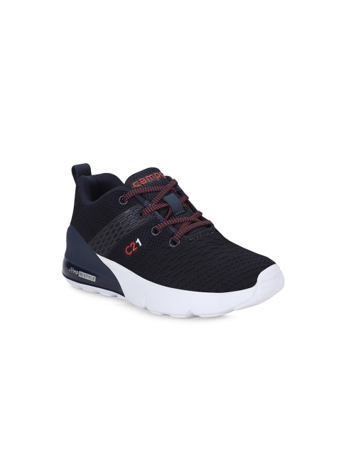 Campus Unisex Kids Navy Blue Mesh Running Shoes