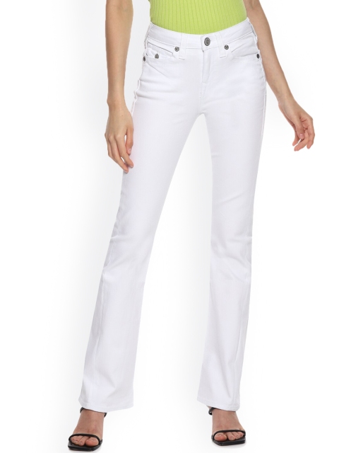 True Religion Women White Jeans