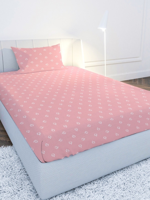 MAYFAIR HOMES LONDON Pink & White Floral 210 TC Single Bedsheet with 1 Pillow Covers
MAYFAIR HOMES LONDON Pink & White Floral 210 TC Single Bedsheet with 1 Pillow Covers