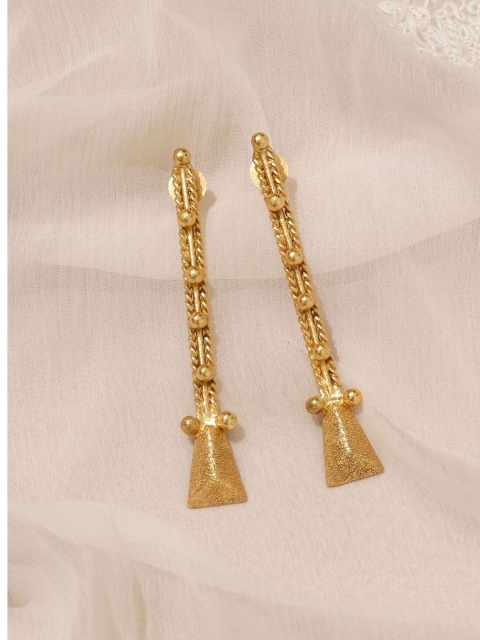 Pipa Bella Gold-Plated Drop Earrings