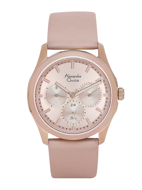 Alexandre Christie Women Pink Dial & Pink Leather Straps Analogue Watch 2968BFLRGPN
Alexandre Christie Women Pink Dial & Pink Leather Straps Analogue Watch 2968BFLRGPN