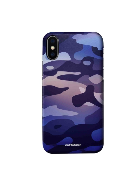 CelfieDesign Blue iPhone X Slim Back Case