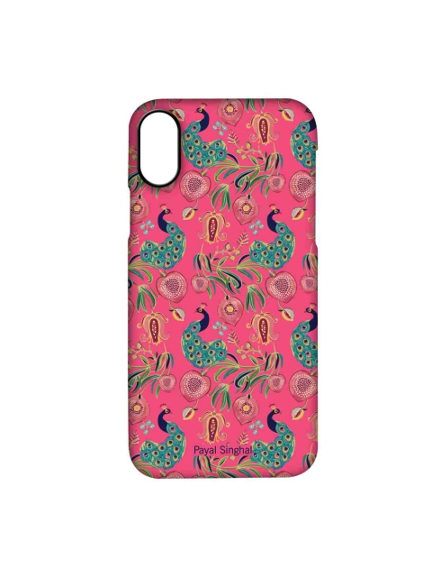 CelfieDesign Pink & Green Printed Payal Singhal Anaar And Mor iPhone X Slim Back Case
CelfieDesign Pink & Green Printed Payal Singhal Anaar And Mor iPhone X Slim Back Case