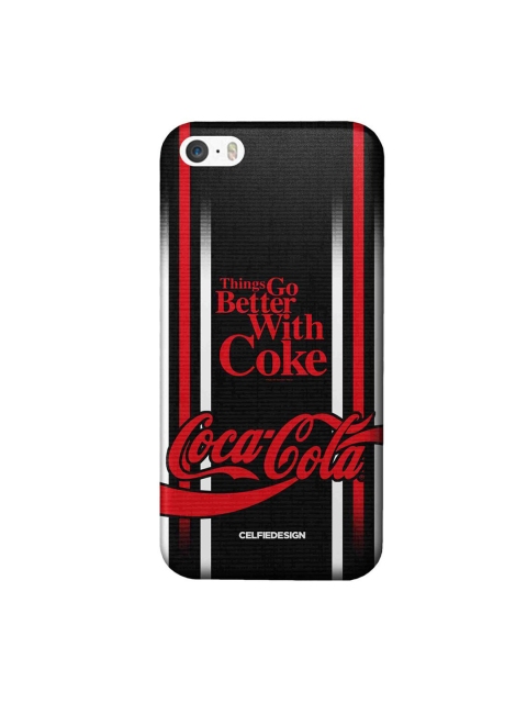 CelfieDesign Black & Red Better With Coke Typorgraphy Printed iPhone SE Slim Back Case
CelfieDesign Black & Red Better With Coke Typorgraphy Printed iPhone SE Slim Back Case