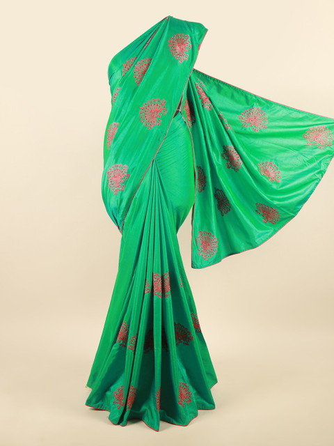 Pothys Green & Red Ethnic Motifs Art Silk Saree
Pothys Green & Red Ethnic Motifs Art Silk Saree