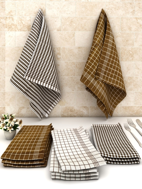 Athom Trendz Pack of 12 White & Black Checked 254 GSM Cotton Multipurpose Cleaning Clothes
Athom Trendz Pack of 12 White & Black Checked 254 GSM Cotton Multipurpose Cleaning Clothes