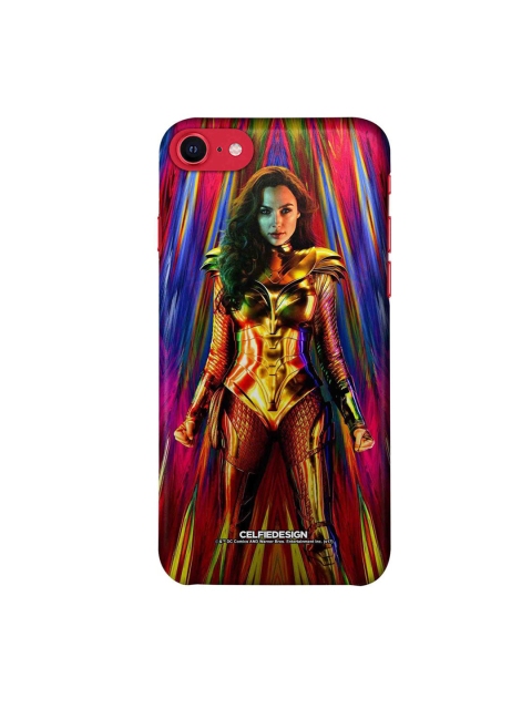 CelfieDesign Red & Blue Vigorous Wonder Woman iPhone SE 2020 Slim Back Case