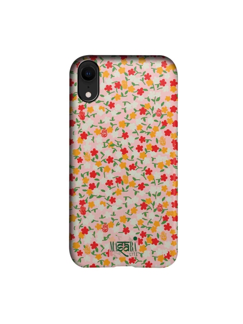 CelfieDesign White & Yellow Masaba Dense Floral iPhone XR Slim Back Case