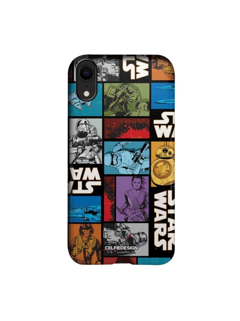 CelfieDesign Black & White The Force Awakens Printed iPhone XR Slim Back Case