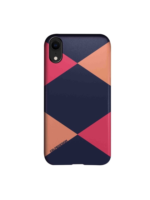CelfieDesign Navy Blue & Pink Criss Cross Geometric Printed iPhone XR Slim Back Case, Black
CelfieDesign Navy Blue & Pink Criss Cross Geometric Printed iPhone XR Slim Back Case, Black