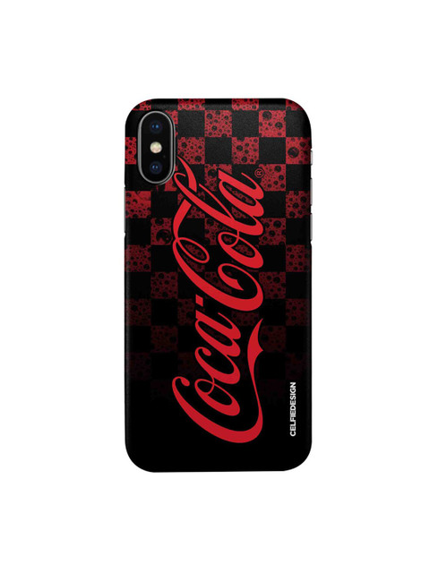 CelfieDesign Black & Red Printed Plastic iPhone Xs Slim Back Case 
CelfieDesign Black & Red Printed Plastic iPhone Xs Slim Back Case