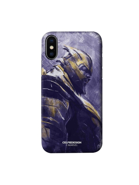 CelfieDesign Violet & Gold-Toned Thanos Suited Up Quirky Printed iPhone XS Slim Back Case
CelfieDesign Violet & Gold-Toned Thanos Suited Up Quirky Printed iPhone XS Slim Back Case