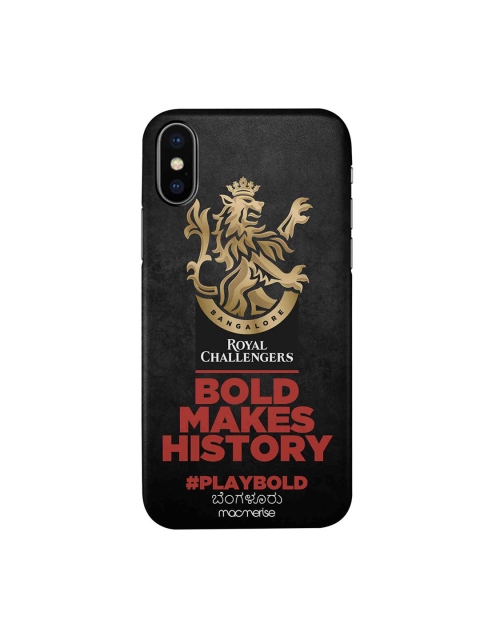 CelfieDesign Black & Brown RCB Bold Makes History Quirky Printed iPhone XS Slim Back Case
CelfieDesign Black & Brown RCB Bold Makes History Quirky Printed iPhone XS Slim Back Case