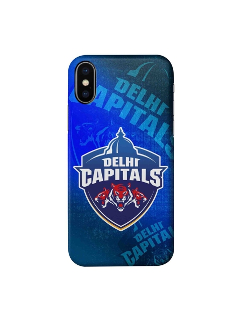 CelfieDesign Blue & White Delhi Capitals Crest iPhone Xs Slim Back Case