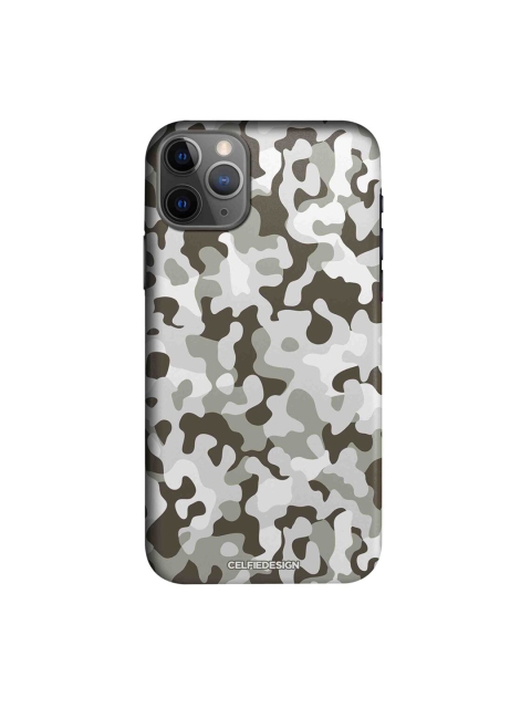 CelfieDesign Grey Camo iphone 11 Pro Slim Back Case, Green