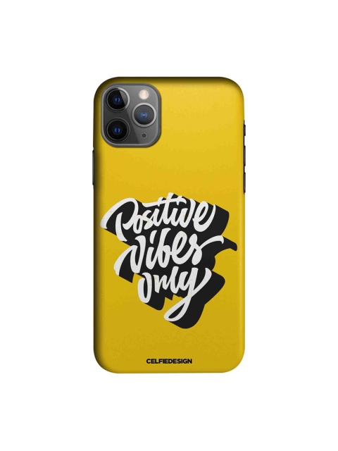 CelfieDesign Yellow & White Positive Vibes Only iPhone 11 Pro Slim Back Case
CelfieDesign Yellow & White Positive Vibes Only iPhone 11 Pro Slim Back Case