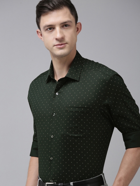 Arrow Men Dark Green Original Slim Fit Ethnic Motifs Printed Pure Cotton Formal Shirt
Arrow Men Dark Green Original Slim Fit Ethnic Motifs Printed Pure Cotton Formal Shirt