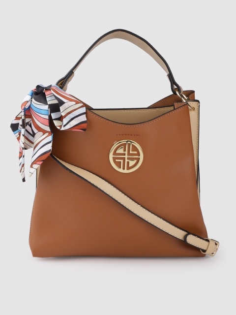 Carlton London Brown Shopper Shoulder Bag