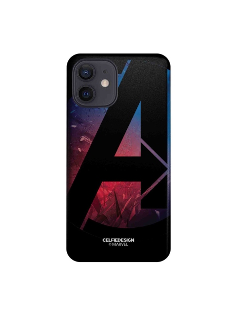 CelfieDesign Black & Red A For Avengers iPhone 12 Slim Back Case