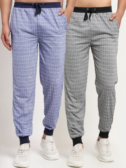 VIMAL JONNEY Men Pack Of 2 Joggers, Black