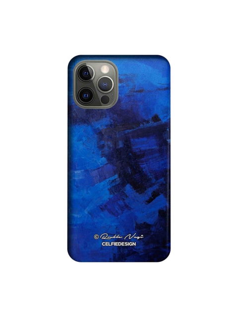 CelfieDesign Blue & Black Horizon iPhone 12 Pro Slim Back Case