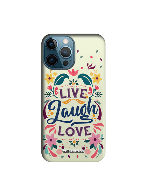 CelfieDesign Cream-Coloured Live Laugh Love Plastic iPhone 12 Pro Max Slim Back Case
CelfieDesign Cream-Coloured Live Laugh Love Plastic iPhone 12 Pro Max Slim Back Case