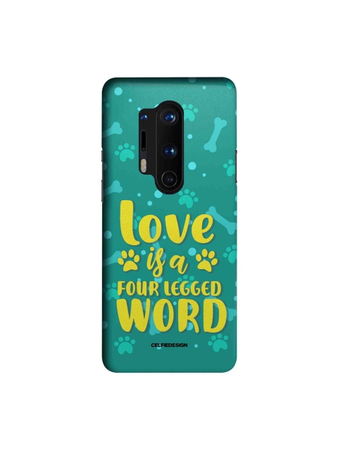 CelfieDesign Green Love Is A Four Legged Word Slim Case for OnePlus 8 Pro