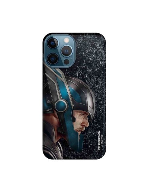 CelfieDesign Black & Blue Invincible Thor iPhone 12 Pro Max Slim Back Case