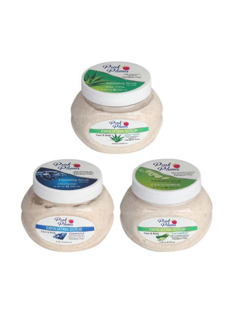 Pink Plums Paraben Free Cucumber, Vitamin E & Jojoba Oil Enriched Face & Body Scrub, Multi
Pink Plums Paraben Free Cucumber, Vitamin E & Jojoba Oil Enriched Face & Body Scrub, Multi