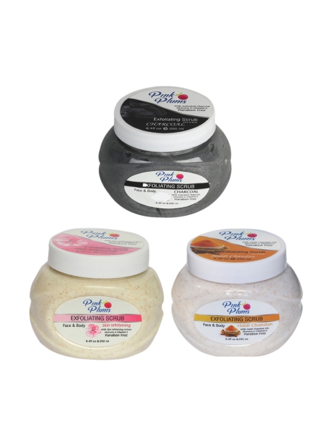 Pink Plums Charcoal-Haldi Chandan-Skin Whitening Face & Body Exfoliating Scrubs 750 ml, Beige
Pink Plums Charcoal-Haldi Chandan-Skin Whitening Face & Body Exfoliating Scrubs 750 ml, Beige