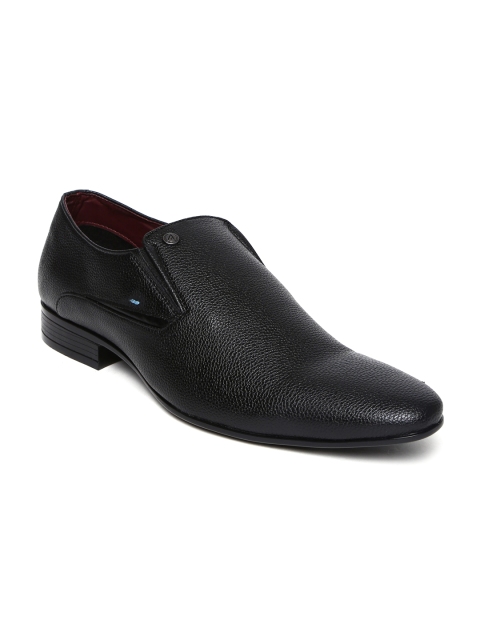 Alberto Torresi Men Black Semiformal Slip-Ons