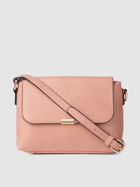 Van Heusen Pink Solid Sling Bag