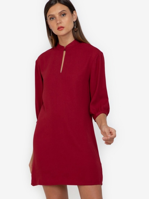 ZALORA WORK Red A-Line Mini Dress