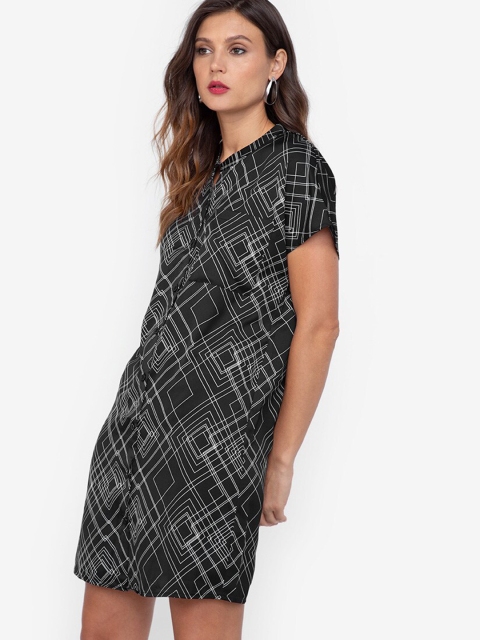 ZALORA WORK Multicoloured A-Line Mini Dress, Multi