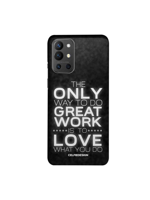 CelfieDesign Black & White Love What You Do OnePlus 9R Back Case
CelfieDesign Black & White Love What You Do OnePlus 9R Back Case