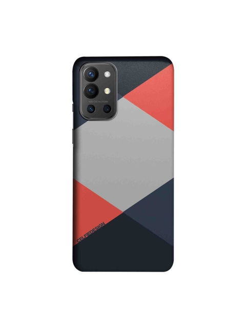 CelfieDesign Multicoloured Criss Cross Coral OnePlus 9R Back Case, Multi