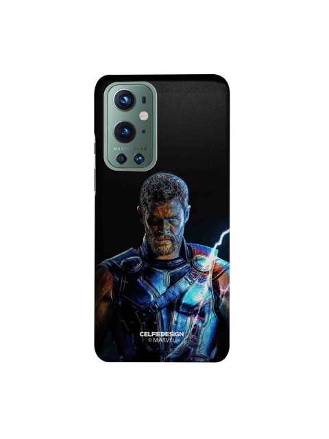 CelfieDesign Black & Blue The Thor Triumph Printed Slim Case For OnePlus 9 Pro