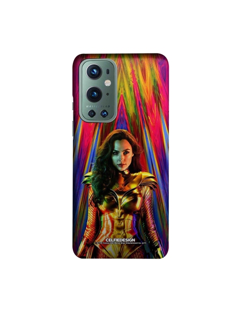 CelfieDesign Pink & Blue Vigorous Wonder Woman Oneplus 9 Pro Slim Back Case