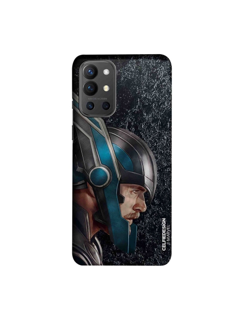 CelfieDesign Black & Blue Invincible Thor Printed OnePlus 9R Slim Back Case