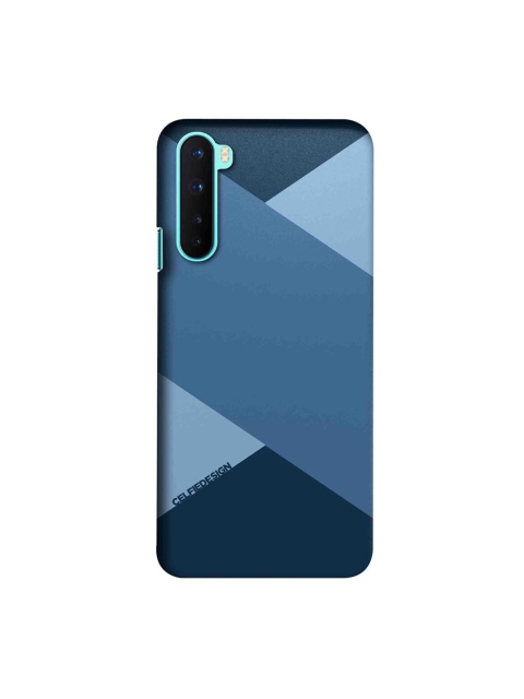 CelfieDesign Blue Geometric OnePlus Nord Slim Back Case