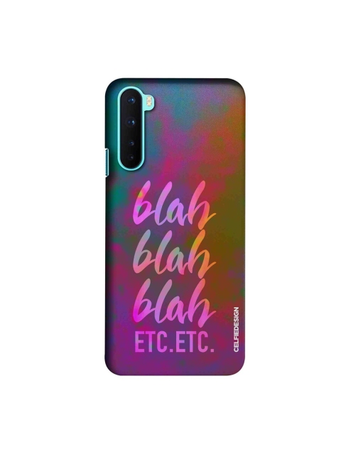 CelfieDesign Pink & Blue Blah Blah OnePlus Nord Slim Back Case