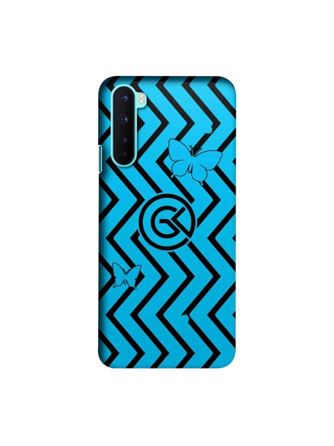 CelfieDesign Blue & Black Chevron OnePlus Nord Slim Back Case