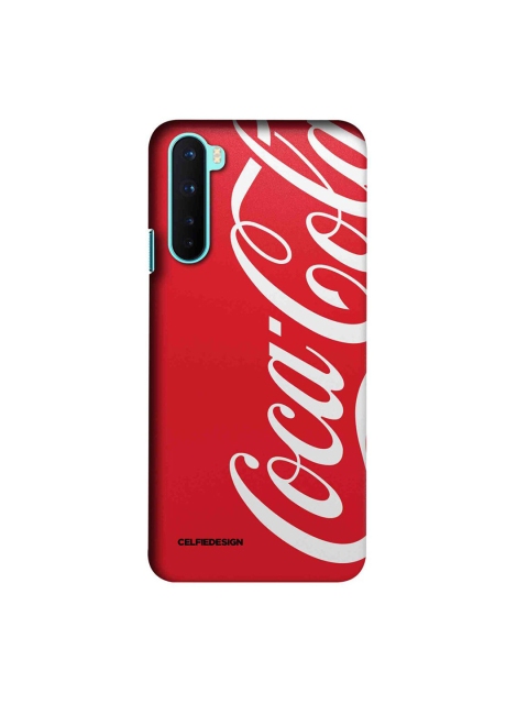 CelfieDesign Red & White Coke Printed OnePlus Nord Slim Back Case